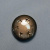 Изображение Пуговица для шубы круглая, коричневая, дизайн шесть звезд ⭐⭐⭐⭐⭐⭐, 3.7 см