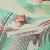 Изображение Шифон шелк вискоза, графичные цветы
