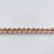 Изображение Цепь декоративная панцирного плетения, пластик, 16 мм, золото, персик