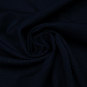 Изображение Костюмная ткань, однотонная, гладкокрашенная, черная