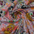 Изображение Штапель, вискоза, череп калавера, цветы
