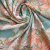 Изображение Штапель, крупные лилии, бирюзовый фон