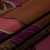 Изображение Плательная ткань вискоза, крупные цветы, бордо терракот