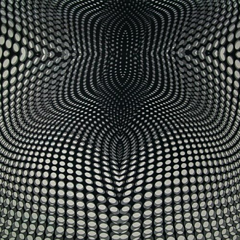 Изображение Крепдешин оптическая иллюзия, купон, дизайн GUCCI