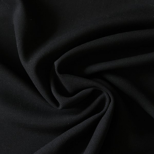 Изображение Пальтовая ткань стрейч, черный
