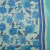 Изображение Шелк натуральный шифон кайма, крупные сине-голубые цветы