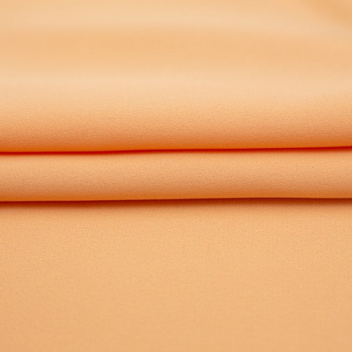 Изображение Креп кади однотонный, оранжевый, дизайн PRADA