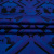 Изображение Хлопок стрейч, синий геометрический орнамент, дизайн VERSACE