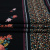 Изображение Плательная ткань стрейч, полиэстер, кайма полоска букеты