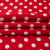 Изображение Плательная ткань, вискоза, горошек, красно-белый, дизайн MAX MARA
