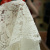 Изображение Кружево гипюр белое, хлопок, крупные цветы