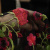Изображение Вышивка на сетке, розовые цветы