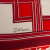 Изображение Натуральный шелк красный, абстракция, подписной дизайн JUST CAVALLI