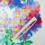 Изображение Хлопок купон стрейч, цветочный куст акварелью
