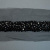 Изображение Тесьма на сетке с бисером, бусинами и стеклярусом черного цвета