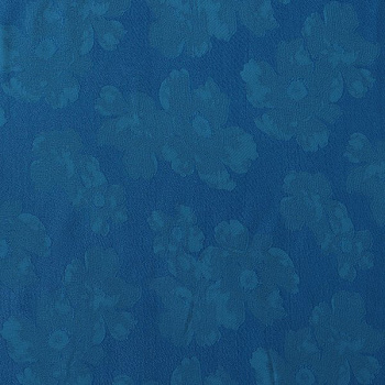 Изображение Марлевка жаккард цветы, синий, дизайн ARMANI