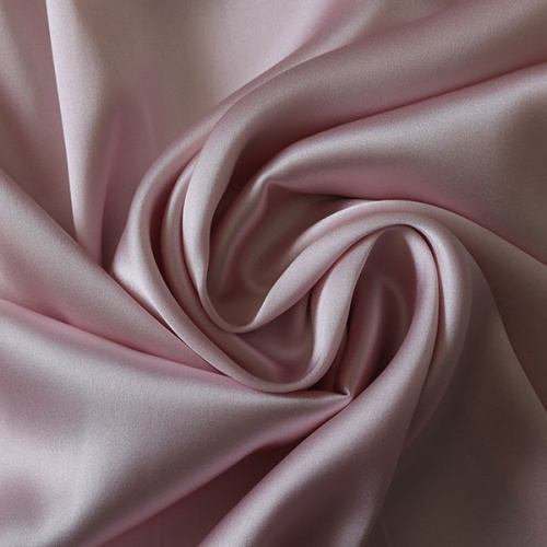 Изображение Шелк атласный стрейч, нежно-розовый