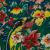 Изображение Хлопок сатин, цветы и птицы