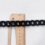 Изображение Цепь декоративная панцирного плетения, пластик, 16 мм, черный