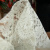 Изображение Кружево французское белое, хлопок с вискозой, крупные цветы