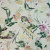 Изображение Плательная ткань молочная с цветами, вискоза
