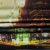 Изображение Атласный шелк натуральный стрейч, ночной мегаполис, письмо