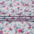 Изображение Плательная ткань тенсель, цветы на сером