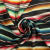Изображение Шелк купон, разноцветная полоска