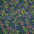 Изображение Хлопок, сатин стрейч, полевые цветы на синем, дизайн LIBERTY