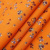 Изображение Плательная вискоза, мелкие цветы на оранжевом, дизайн RATTI