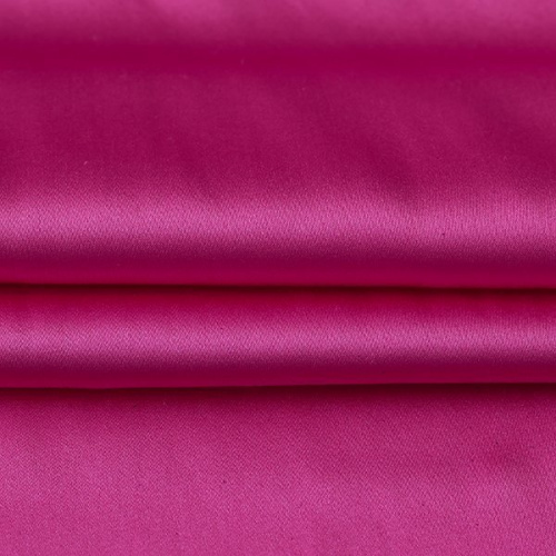 Изображение Шелк атласный стрейч, розовый барби