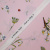 Изображение Шелк стрейч нежные цветы на розовом