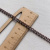 Изображение Цепь декоративная панцирного плетения, металл, 5 мм, медный
