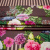 Изображение Крепдешин купон 0,92 м, полоса, цветы