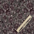 Изображение Жаккард серый с металлической нитью, дымчато-розовые розы