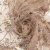 Изображение Сетка с напылением и пайетками, ветви, беж, мультиколор
