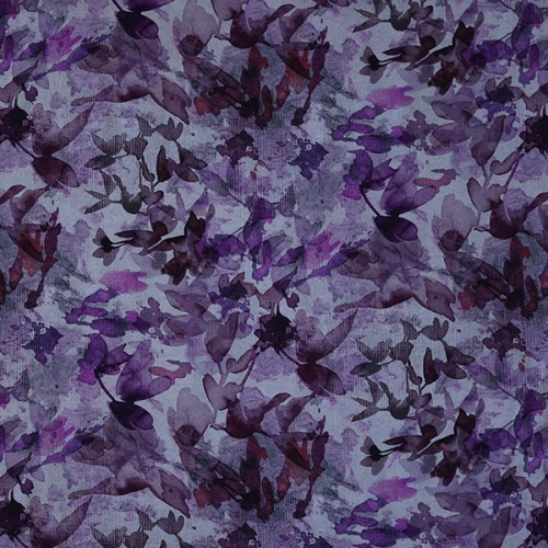 Изображение Плательная, листики, фиолетовый