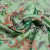Изображение Креп пастельно-зеленый, вискоза, цветы