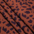 Изображение Плательная ткань, вискоза, леопард, терракотовый