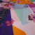 Изображение Трикотаж стрейч, вискоза, цветы в призме