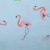 Изображение Плательная ткань, фламинго, вискоза