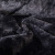 Изображение Дубленка искусственная, черная на серой основе