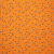 Изображение Плательная вискоза, мелкие цветы на оранжевом, дизайн RATTI