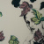 Изображение Плательная ткань с вискозой, молочный цвет, лица в лианах