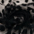 Изображение Сетка стрейч флок, крупный горох, черная