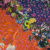 Изображение Шелк шифон натуральный купон, звездное ⭐ небо — цветочный