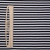 Изображение Трикотаж футер трехнитка, полоска 7 мм, черный, молочный