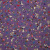 Изображение Штапель мелкие цветочки на фиолетовом