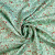 Изображение Хлопок стрейч, мелкие цветочки на мятном