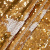 Изображение Пайетки мелкие на атласе, белый, золото